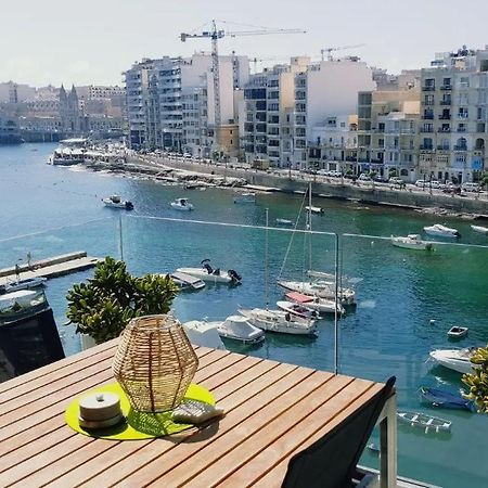 Splendid Seaside Retreat On Spinola Bay Lägenhet St. Julian's Exteriör bild